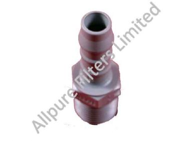 3/8" NPTM  x 3/8" BARB Plastic Fitting.  from Allpure Filters - European Supplier of Filters & Plumbing Fittings.
