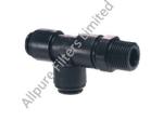 Swivel Male Run Tee BSPT Thread  from Allpure Filters - European Supplier of Filters & Plumbing Fittings.